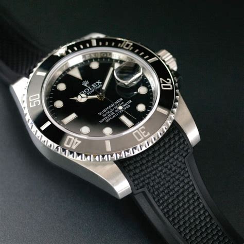 men's rolex with rubber band|rubber band for Rolex submariner.